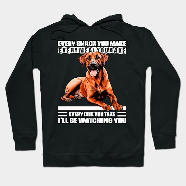 Magnificent Muscles Rhodesian Ridgeback Shirt Hoodie by BoazBerendse insect